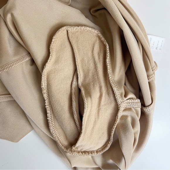 SPANX Simplicity Slimming OpenBust Mid-Thigh Beige BodySuit Shapewear - Picture 14 of 15